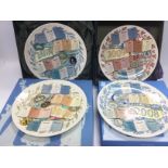 A collection of boxed and loose Wedgwood calendar