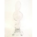Waterford Crystal Clef paperweight. Postage cat D