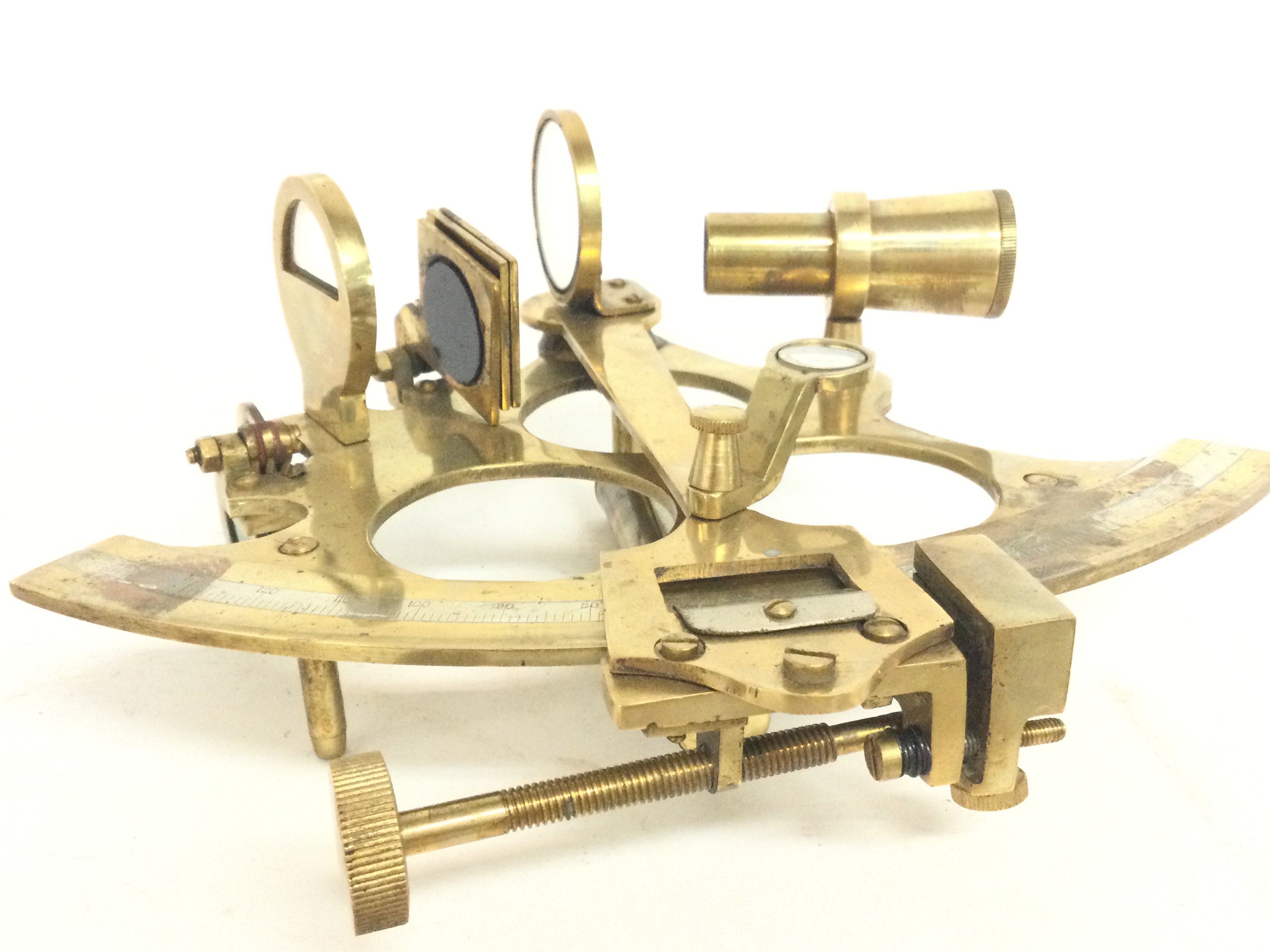 Brass sextant, postage cat B - Image 2 of 3