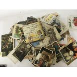 A large collection of antique and Vintage postcard
