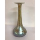 A Loetz iridescent yellow vase 23 cm .