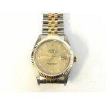 Rolex Datejust 16013 ref. Champagne and diamond fa