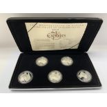 A cased set of 5 Royal Australian Mint Sterling Si