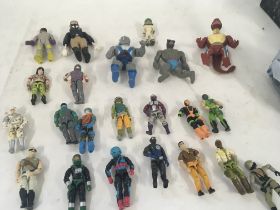 A collection of action figures featured in Thunder