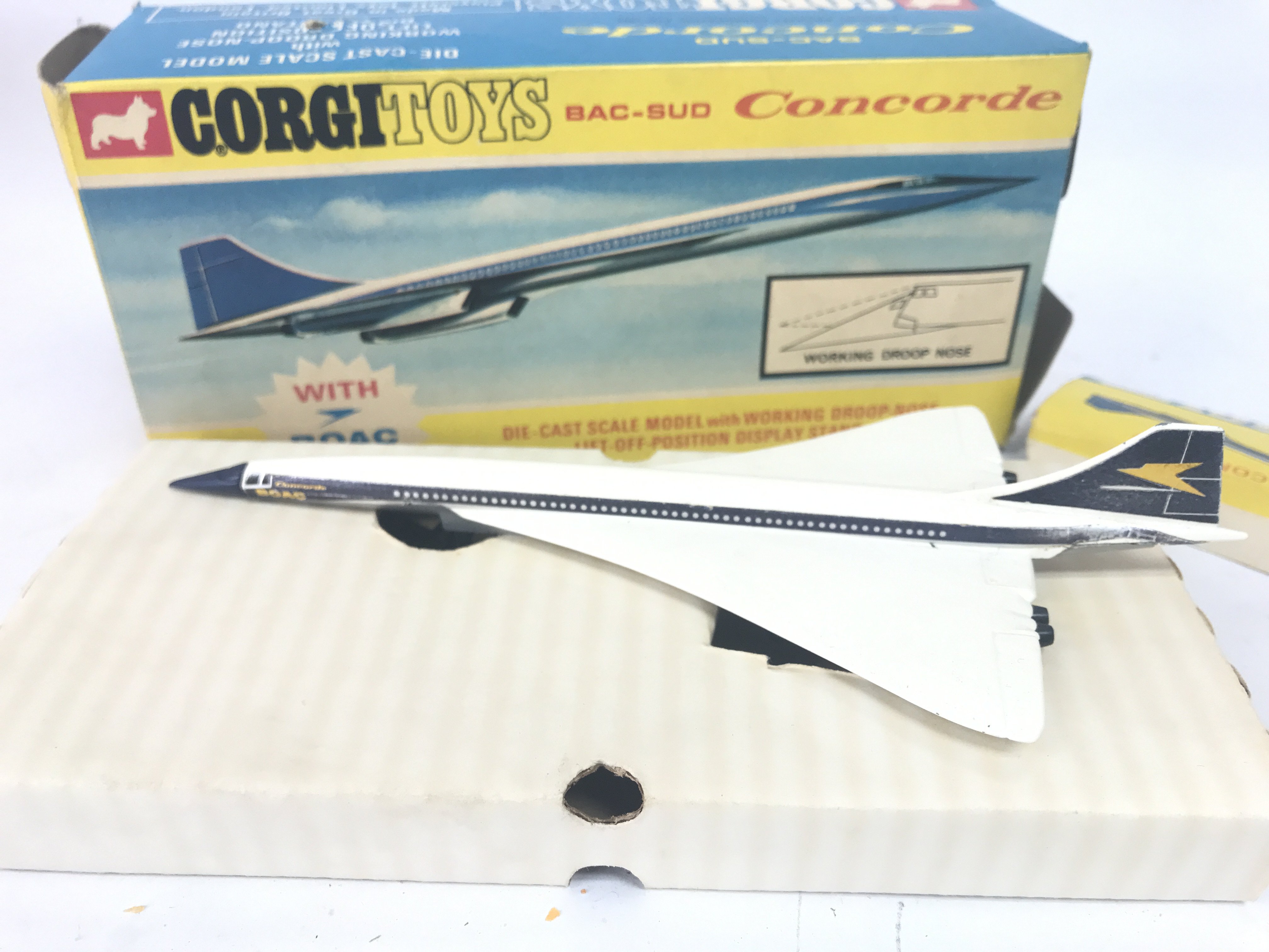 A Boxed Corgi Toys Bac-Sud Concorde with Boac Live - Image 3 of 3
