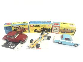 3 X Boxed Corgi Vehicles. A Triumph Herald Coupe #