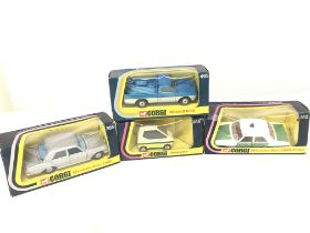 4 X Boxed Corgi Vehicles including a Mercedes-Benz