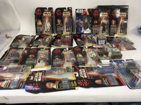 Collection of 20 New Star Wars action figures, all