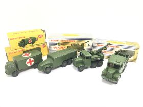 4 X Boxed Dinky Military Vehicles including a Mili