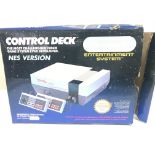A Boxed Nintendo Entertainment System. With Contro