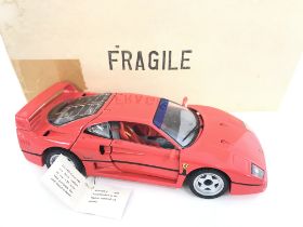 A Boxed Franklin mint 1989 Ferrari F40. 1/24 Scale