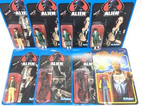 A Collection of Re Action Figures including Alien