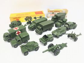 A Collection of Dinky Military Vehicles.including