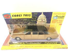 A Boxed Corgi Toys Lincoln Continental #262.