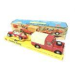 A Boxed Corgi Toys Land-Rover With Ferrari Racing