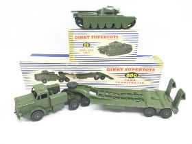 A Boxed Dinky Supertoys Tank Transporter #670 and