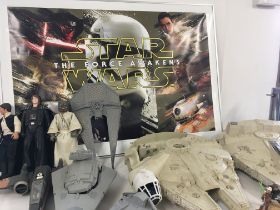 Collection of both modern and vintage Star Wars it