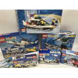 A Collection of 7 Boxed Lego vehicles. #s 6324.643