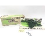 A Boxed Britains 4.7 Naval Gun #9730.