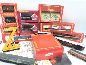 A Box Containing a Collection of Hornby 00 gauge L