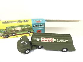 A Boxed Corgi Toys Army Fuel Tanker #1134.