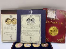 5 commemorative coins sets including gold and plat