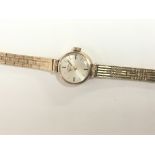 A ladies 9carat gold Rotary wrist watch. Weight 16