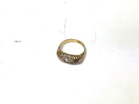 An 18ct amethyst and diamond set ring, approx 2.60