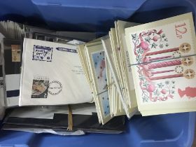 A Collection of presentation packs and First day covers, together with Royal Mail postcards