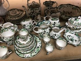 A Collection of Masons ware including tea sets pla