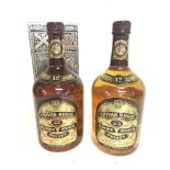 A pair of Chivas Regal aged 12 years blended scotc