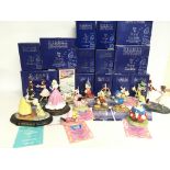 A collection of boxed Royal Doulton Disney Showcas