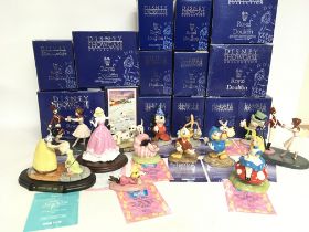 A collection of boxed Royal Doulton Disney Showcas