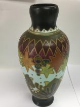 A Dutch art pottery Astra vase, approx 34.5cm. Shi