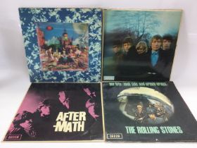 Four Rolling Stones LPs comprising a first UK pres