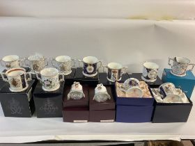 A large collection of various Royal crown derby ce