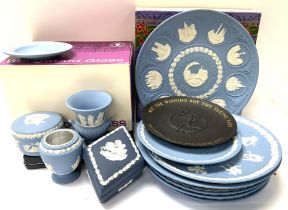A collection of Wedgewood Jasper ware etc. (D)