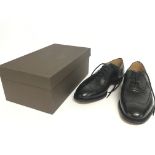 Churches Brisbane Black Calf shoes , size 8