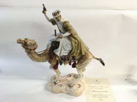 An extremely rare Royal Doulton Lawerence of Arabia figure model HN 4695. Limited edition number