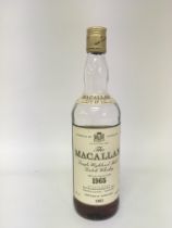 An opened bottle of Macallan Single Highland Malt