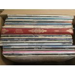 A collection of LPs by various artists including A