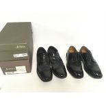 Boxed pairs of Jones dress shoes , postage categor