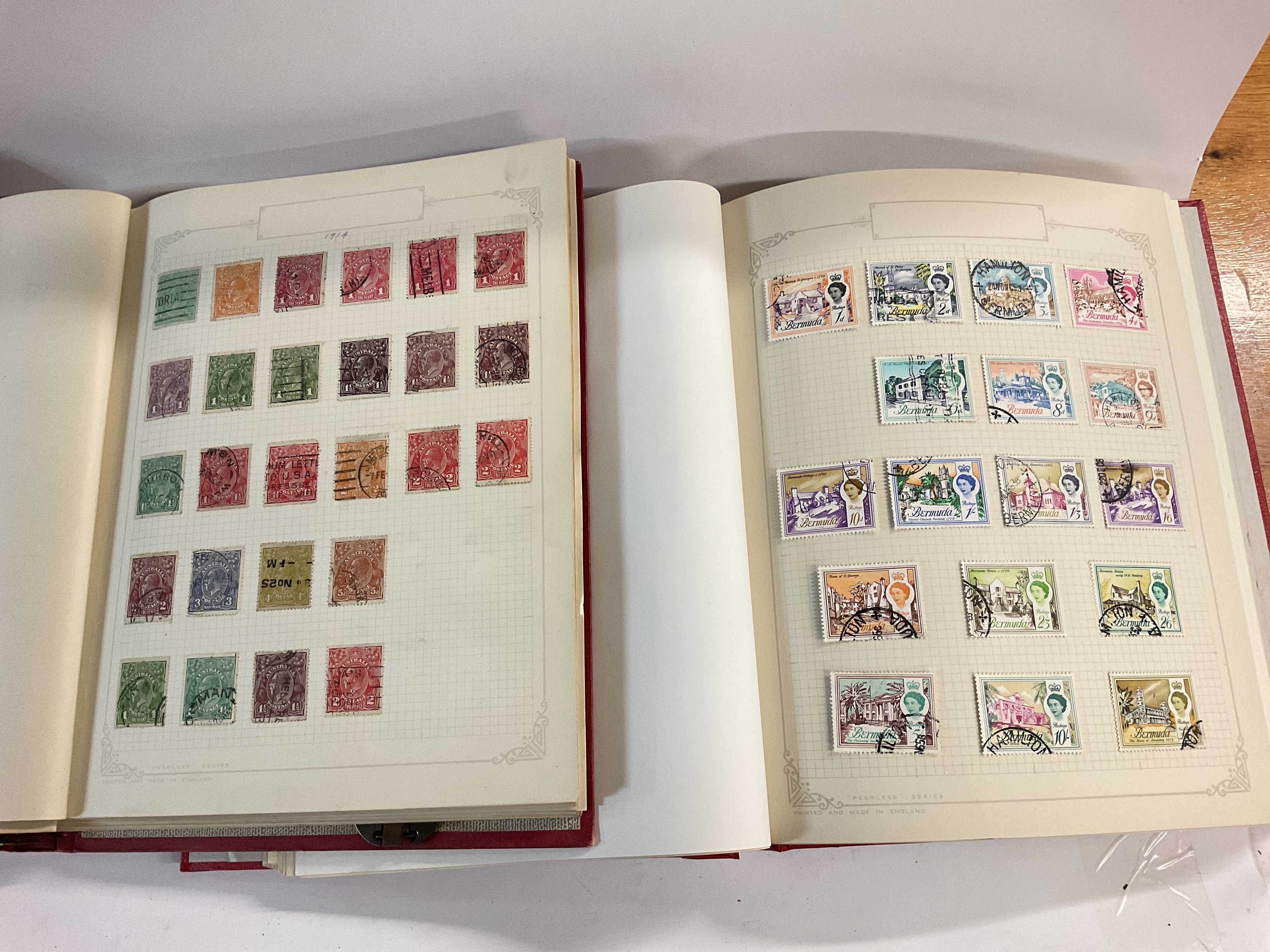 A collection of stamp albums from various countrie - Image 3 of 7