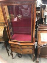 A display cabinet. Approx 146x62.