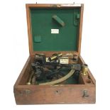 Cased sextant by Alexander Dobbie & Sons, postage