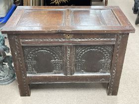 17th Century chest. Approximate dimensions 46x85x6