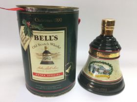 A. Christmas 1990 bottle of Bell's Extra Special w