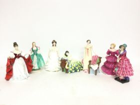 A collection of Royal Doulton ceramic figures