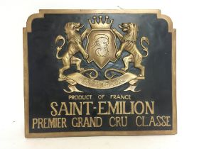 A Bordeaux Plaque, Product Of France Saint- Emilio