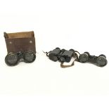 Pairs of vintage binoculars , Midra 2 , M. Tauber